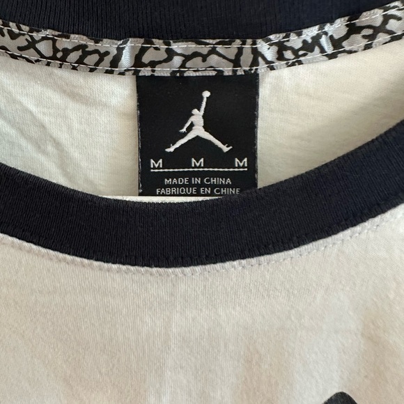 Derek Jeter Jordan Blue and White Raglan Shirt - Picture 3 of 9